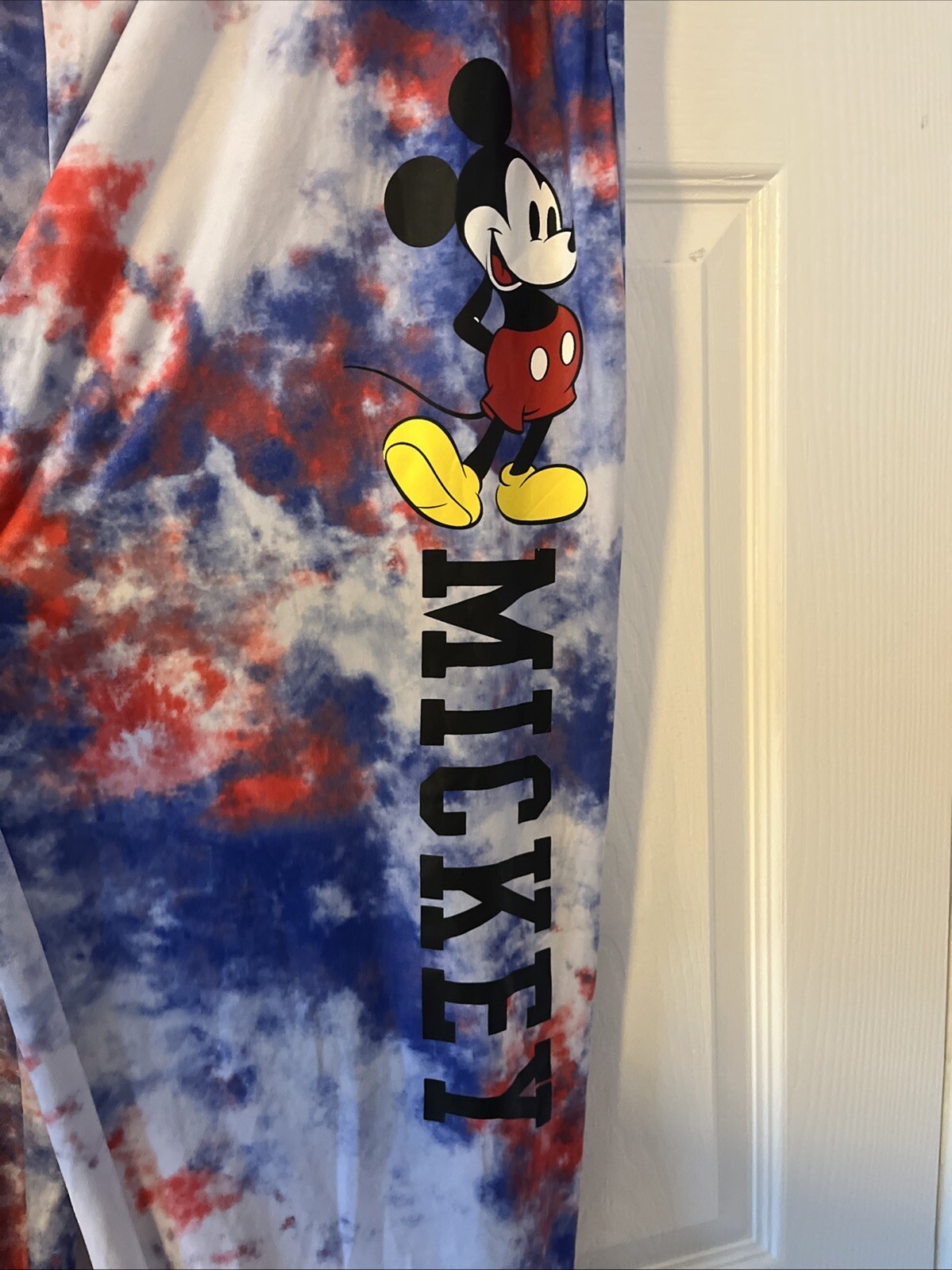 Walt Disney World Lounge Pants Sweatpants Tie Dye Mickey Castle Women XXL