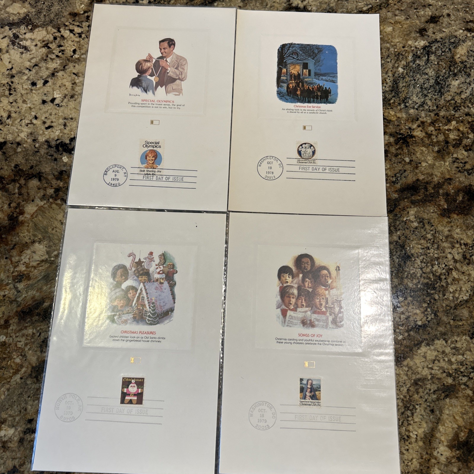 Lot of 75 FLEETWOOD PROOF CARD w 1st Day of Issue, late 70’s and 1980’s great