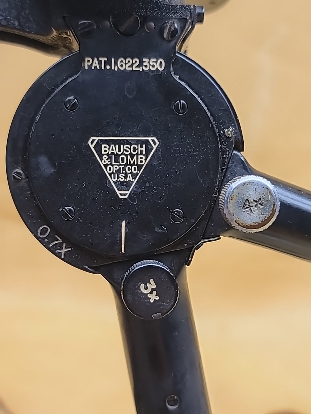 Antique Bausch & Lomb Metallurgical Microscope w/ Illuminator Scientific Lab