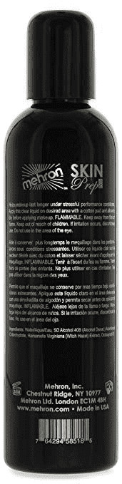 Mehron ProFace Skin Prep Pro ~ Pre-Makeup Skin Toner Long Lasting 4 Oz