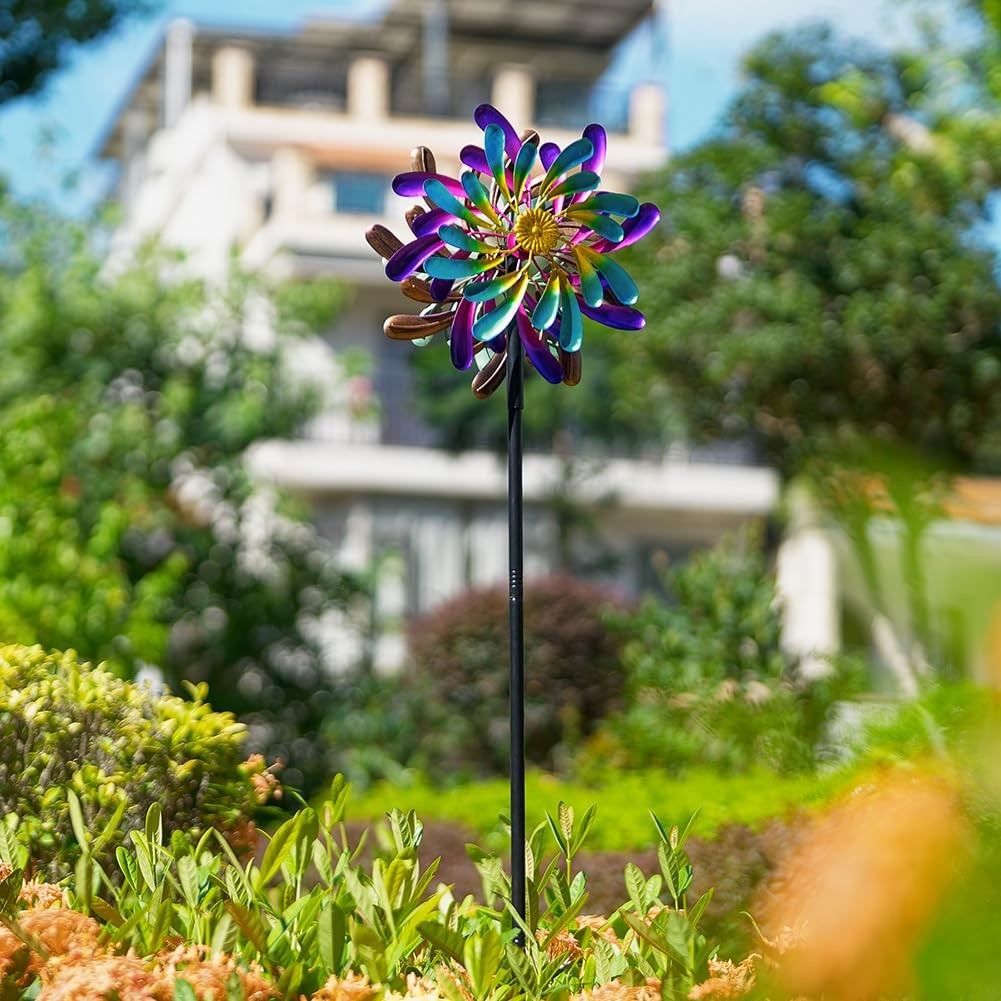 Stargarden Kinetic Wind Spinners Outdoor, 13.2 x 66 Inches Wind Spinner, Metal W