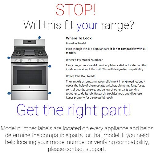 316555800 316418400 Electric Range Dual Radiant Surface Element Replacement M...