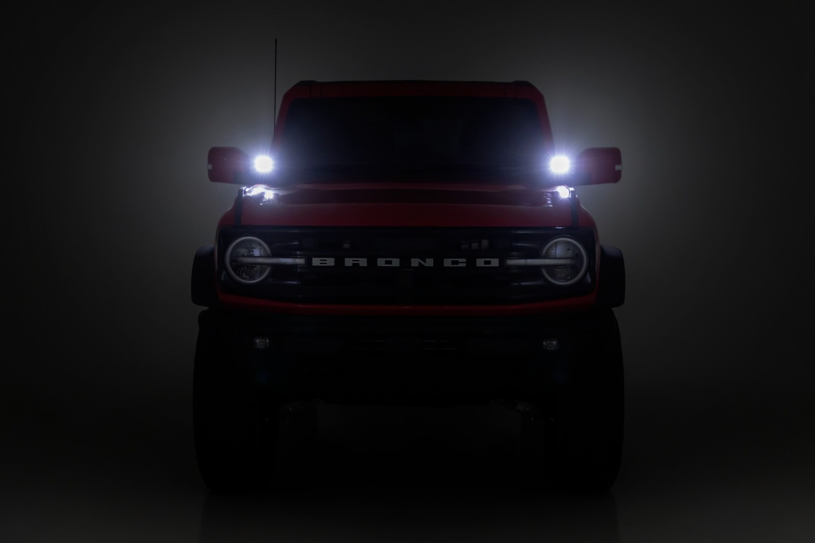 Rough Country 3.5" Black Series Round LED Lights | Amber DRL - 70900A