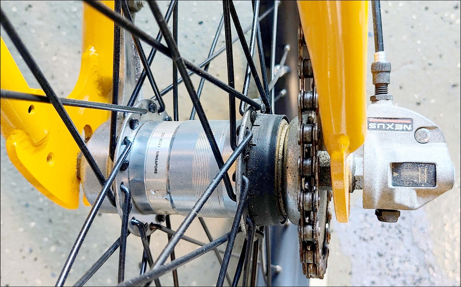 2007 or 2008 FELT BICYCLE Ltd Ed Yellow Cab Beach Cruiser