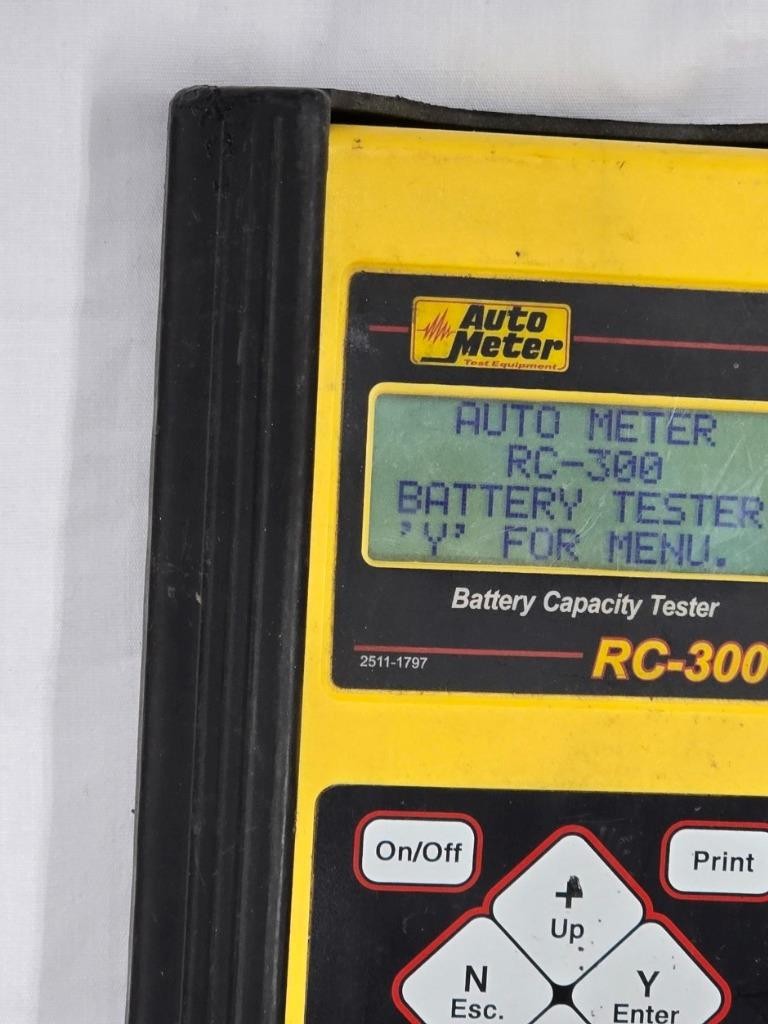 Auto Meter RC-300 Handheld SLA Battery Tester