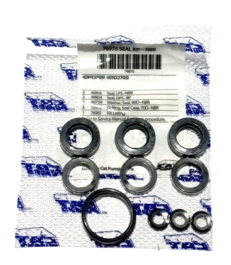 76975 SEAL KIT FOR CAT PUMP 4DNX Pumps 4DNX25GSI , 4DNX27GSI 4PPX25GSI, 4PPX30GS