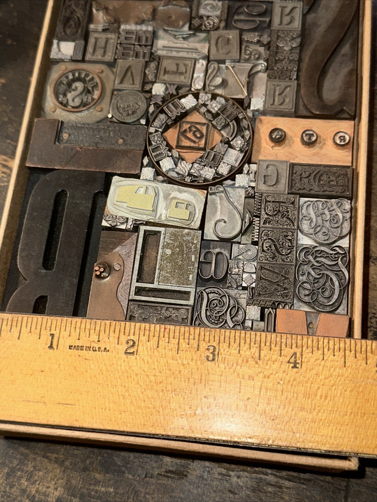 Printing Blocks Ornamentals Borders Dingbats. Wonderful Variety!! #D Beautiful!