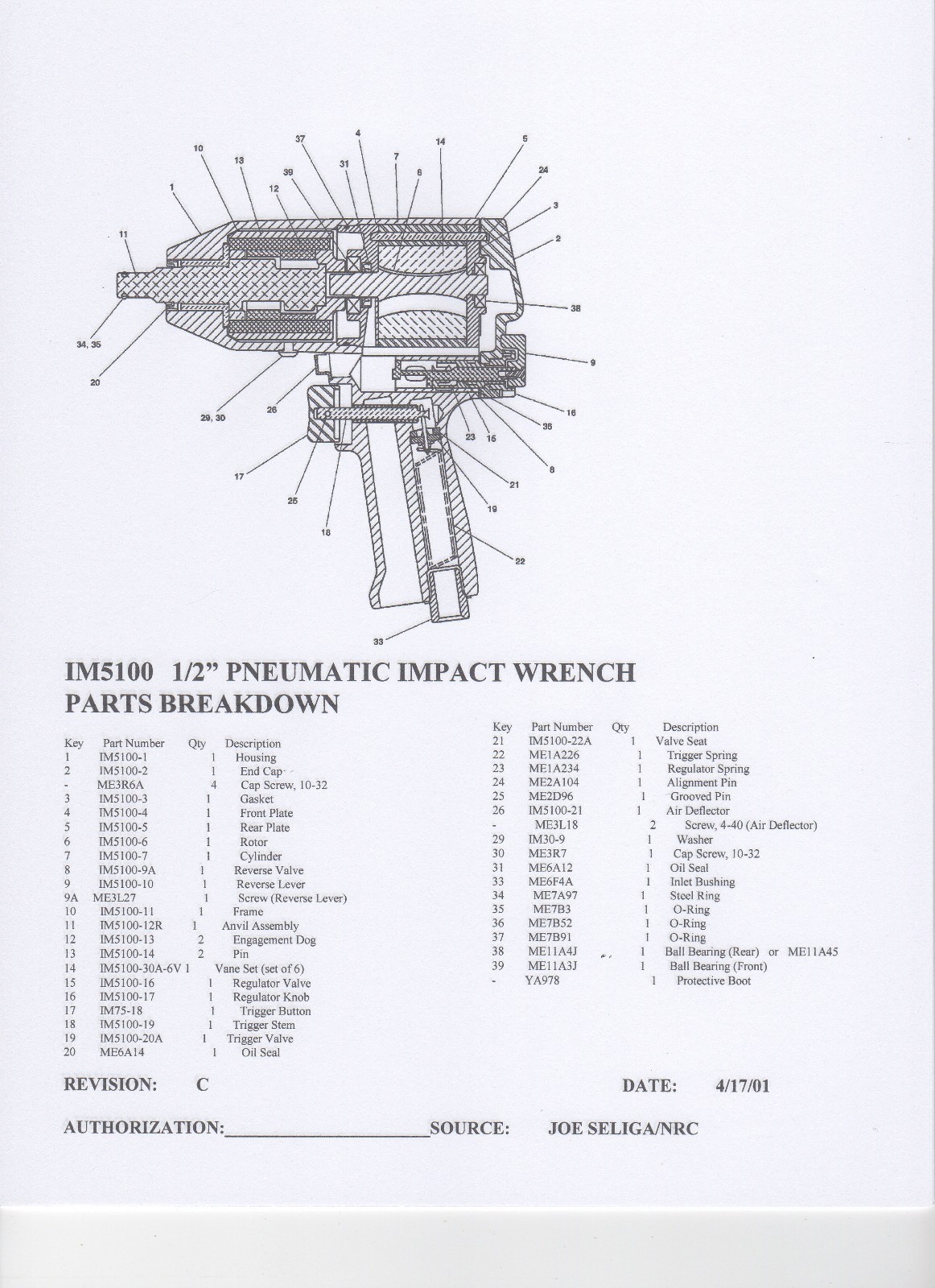 SNAP ON IM5100 TUNE UP KIT & SIOUX 4035 MODEL LOOK AT BACK COVER SAMPLE PHOTO