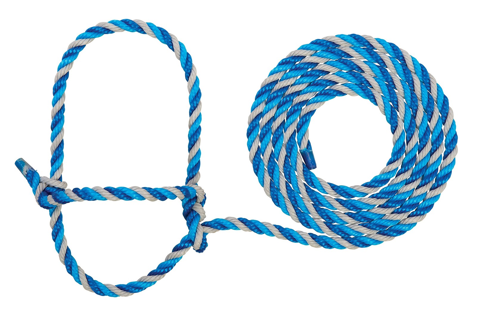 Braided Poly Rope Cattle Halter, Adjustable Cow Calf Halter, Livestock Handli