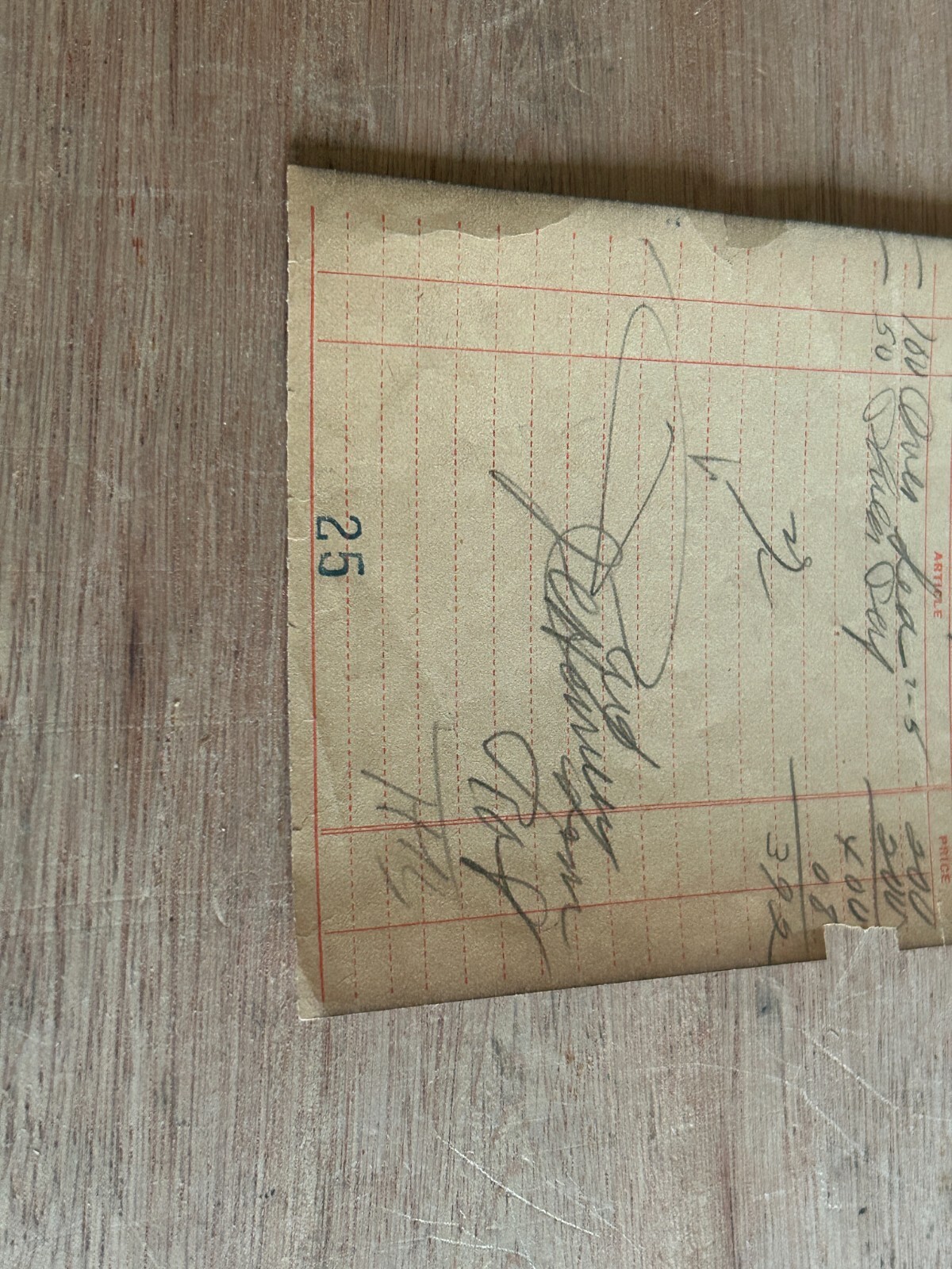 1935 Tobacco Cigar Invoice Billhead JC Hauer's Sons Hotel Weimer Vtg Rough Poor