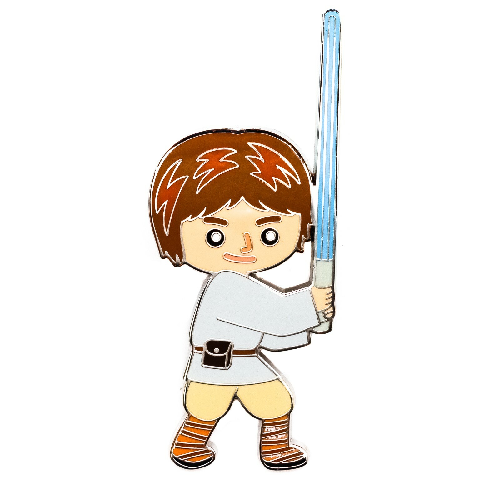 Loungefly Star Wars Enamel Pin Set 4pc Luke Skywalker Leia Yoda Darth Vader