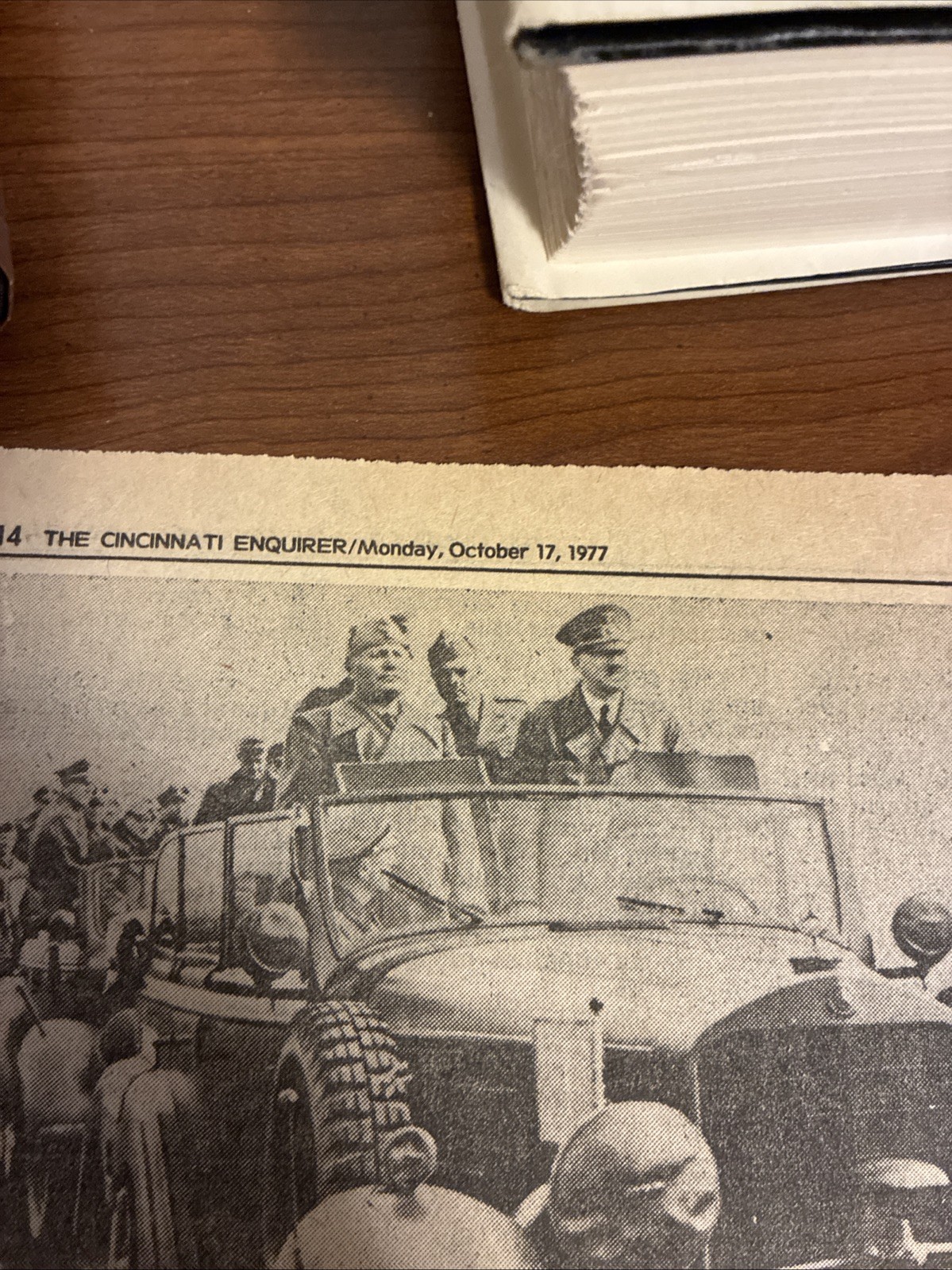 Adolf Hitler Books Plus Newspaper Clipping