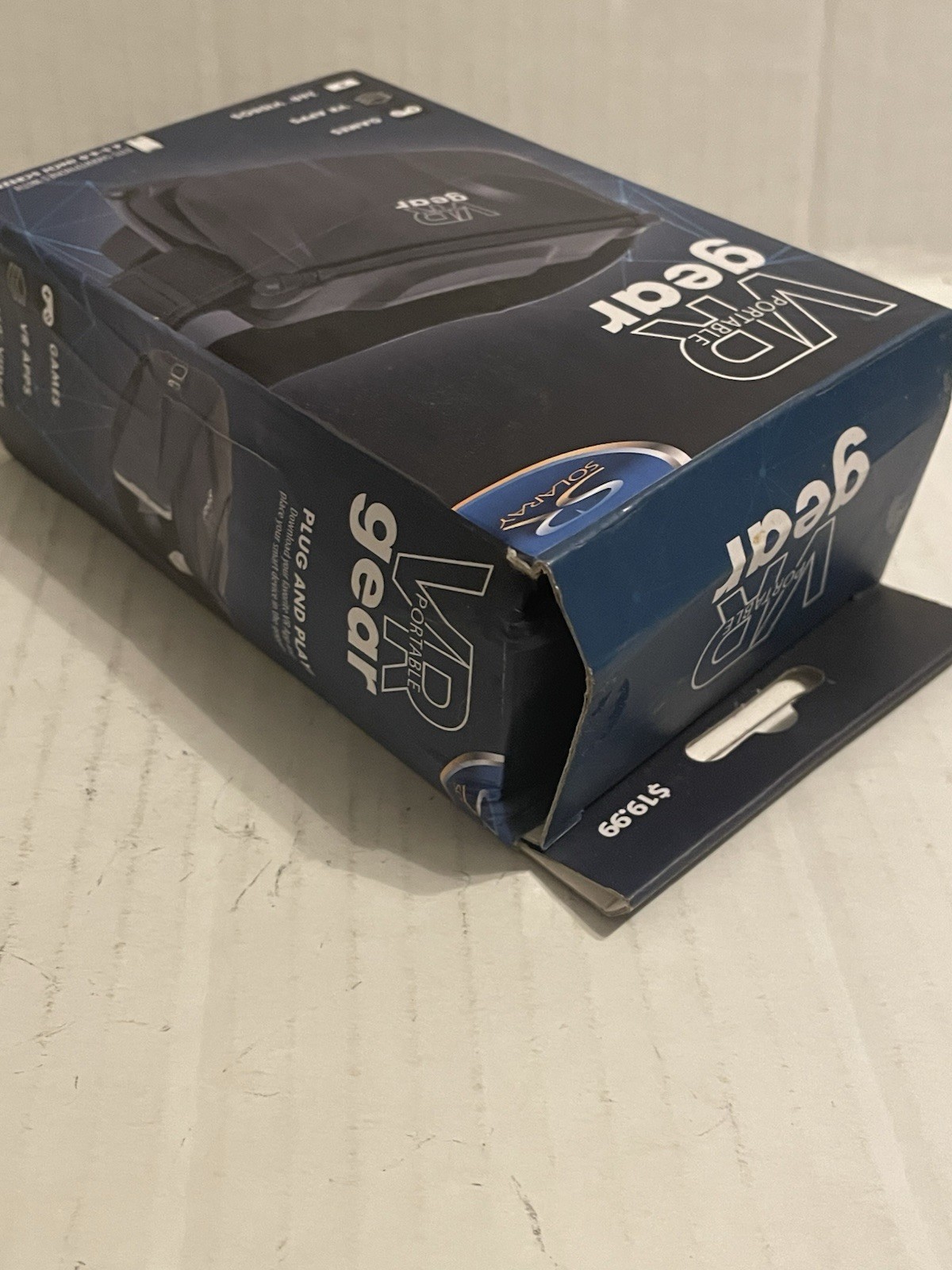 SOLARAY VR Portable Gear Compatible W/ iOS & Android (Damaged Box)