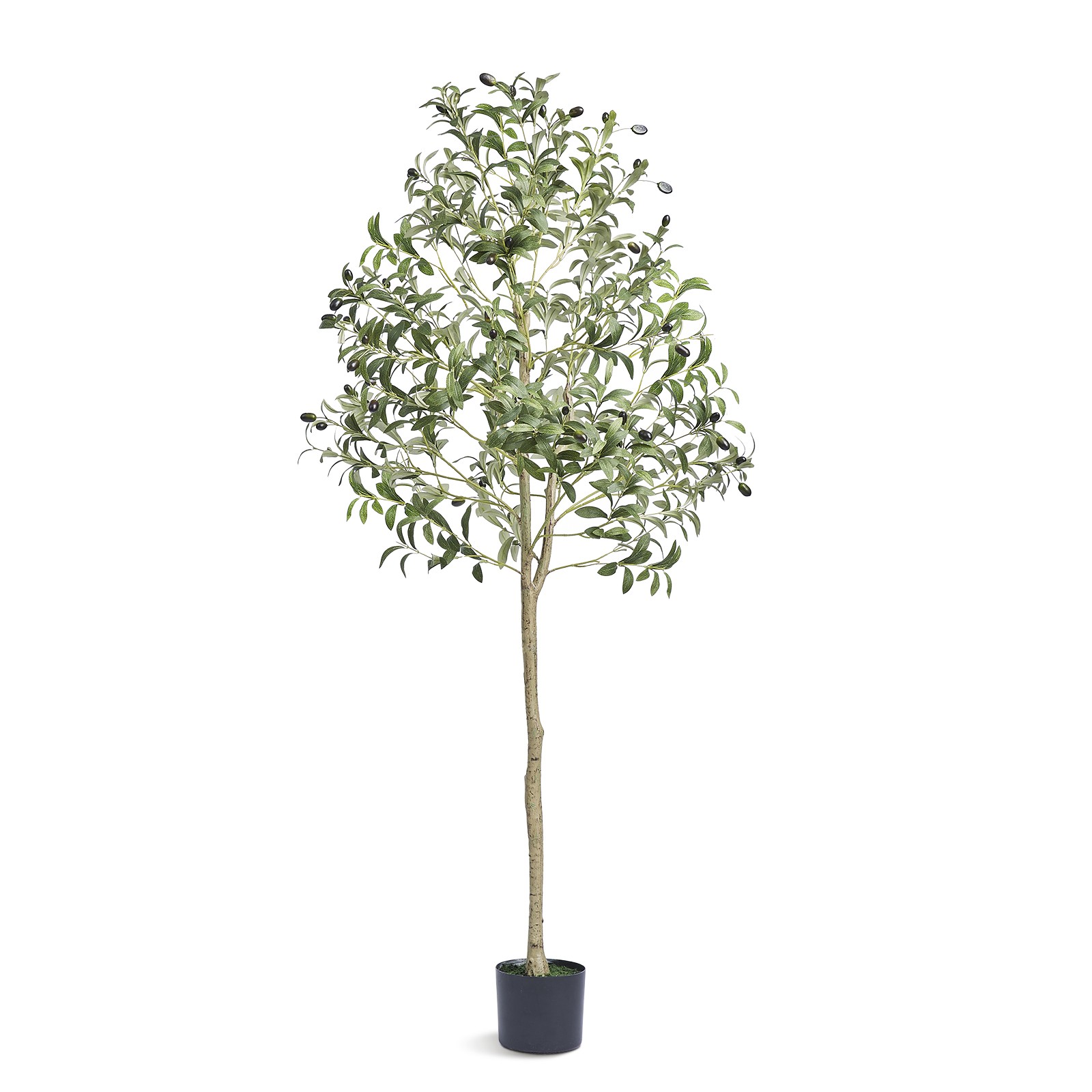 Uimoso 5 FT Artificial Olive Tree Tall Green Faux Plant with Natural Appearance