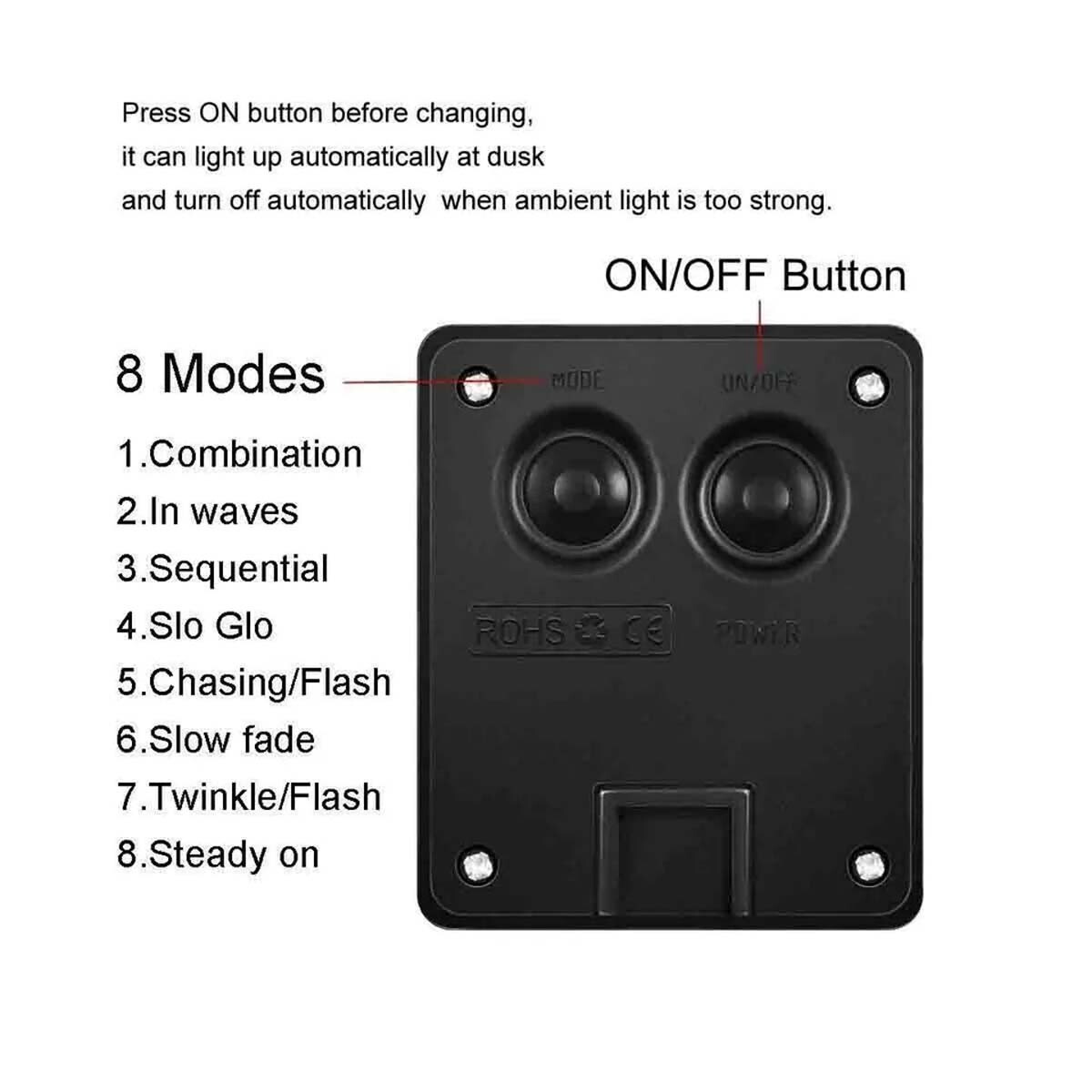 100 LED Solar Outdoor Waterproof Lights Outdoor Garden Wedding Party Christmas