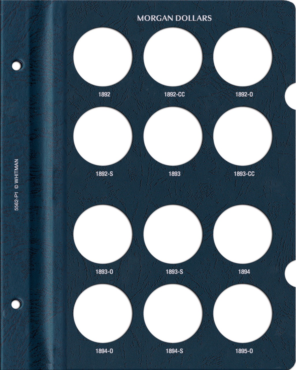 Whitman Prestige™ Coin Album - Morgan Dollars: 1892-1921 Date & Mintmark Set