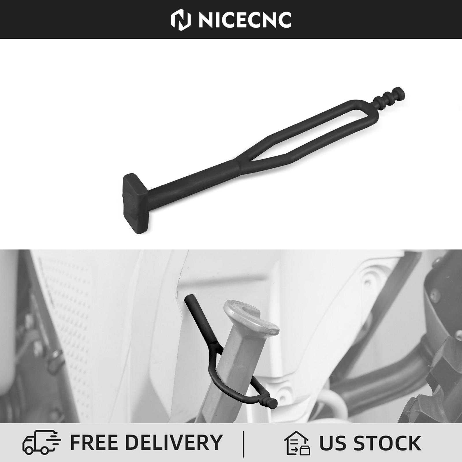 Kickstand Side Stand Rubber Strap For Husqvarna 125-501 TE/TC/TX/FC/FE/FX 14-22