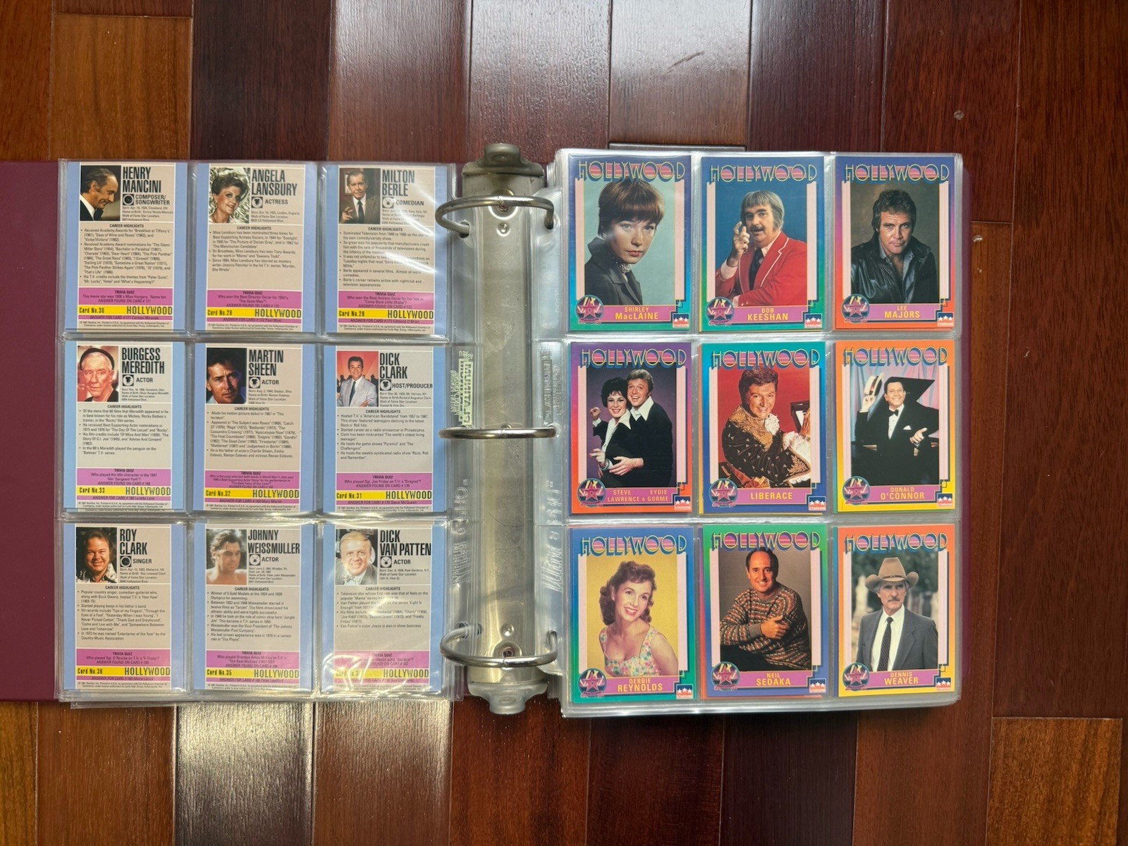 1991 Hollywood Starline 200+ Cards & Binder