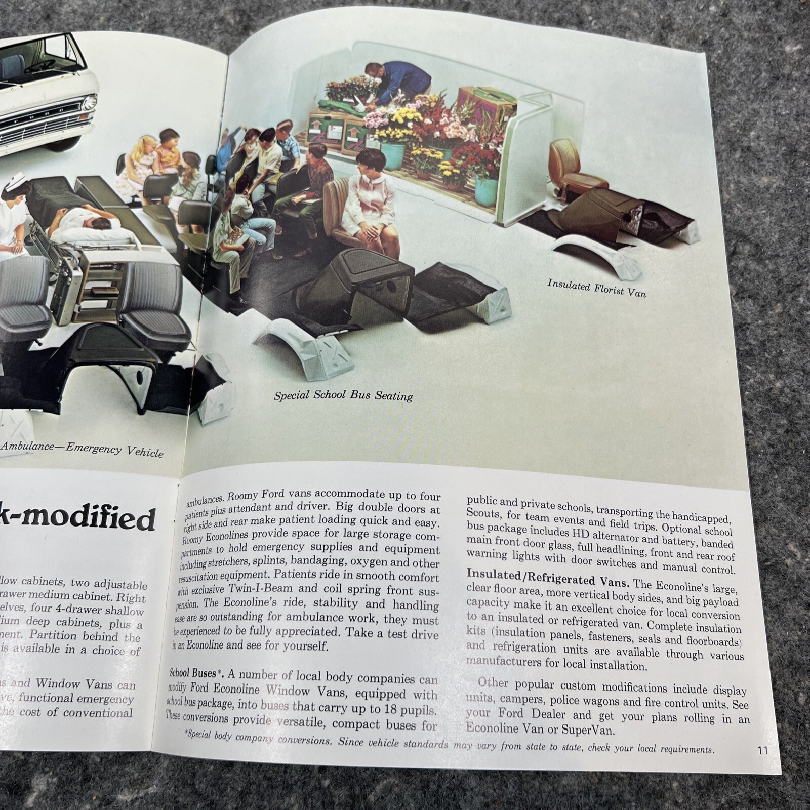 1971 Ford EconoLine Vans Sales Brochure