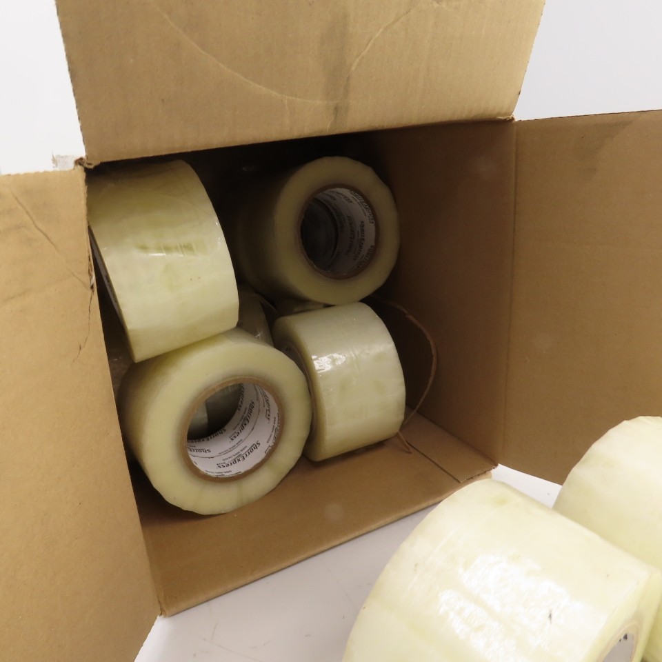 ShorrExpress 15120011 Carton Sealing Tape 72mm Clear Mixed Lot/11 Partial Rolls