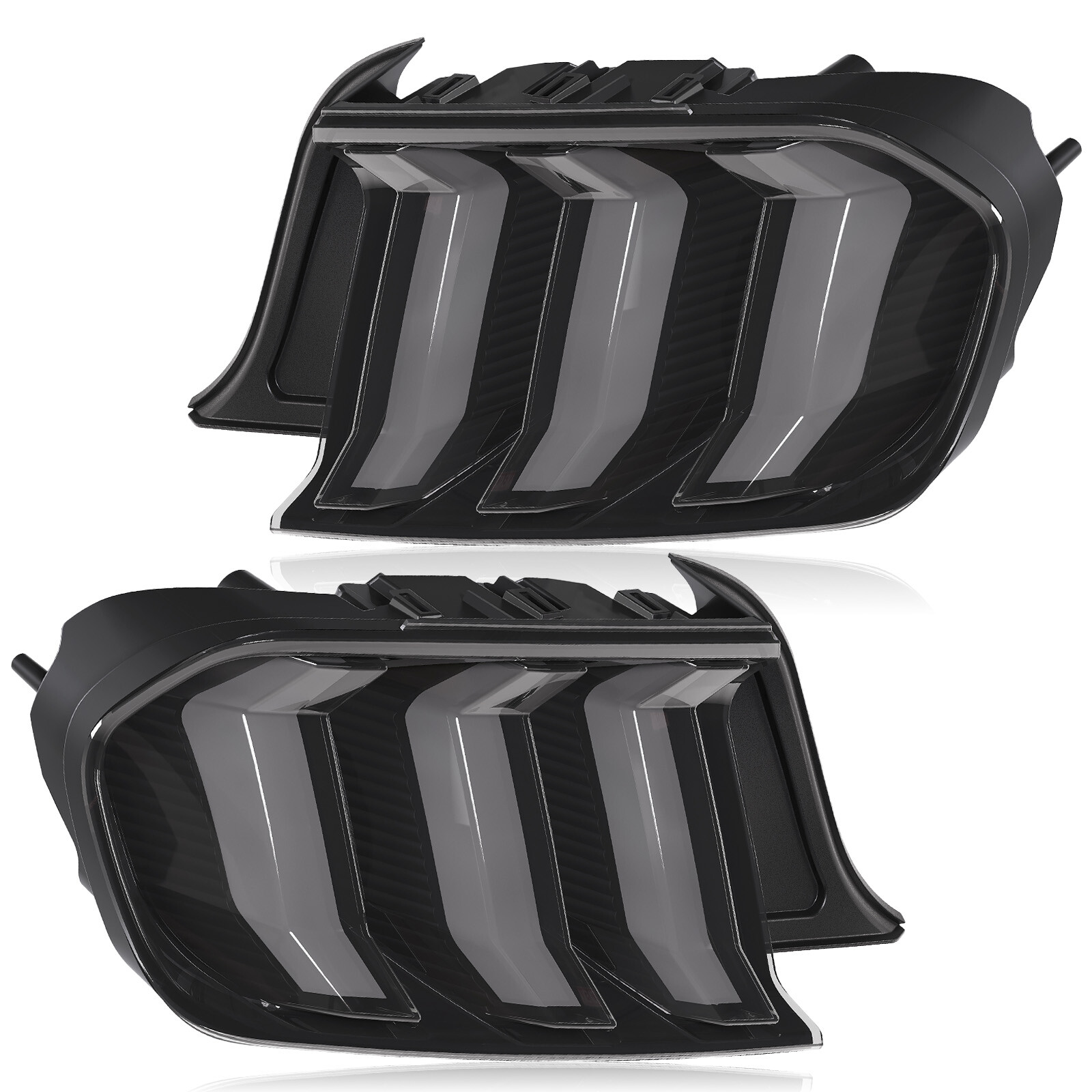 LED Tail Lights Sequential Turn Signal For Ford Mustang 2015-20 Left+Right Side