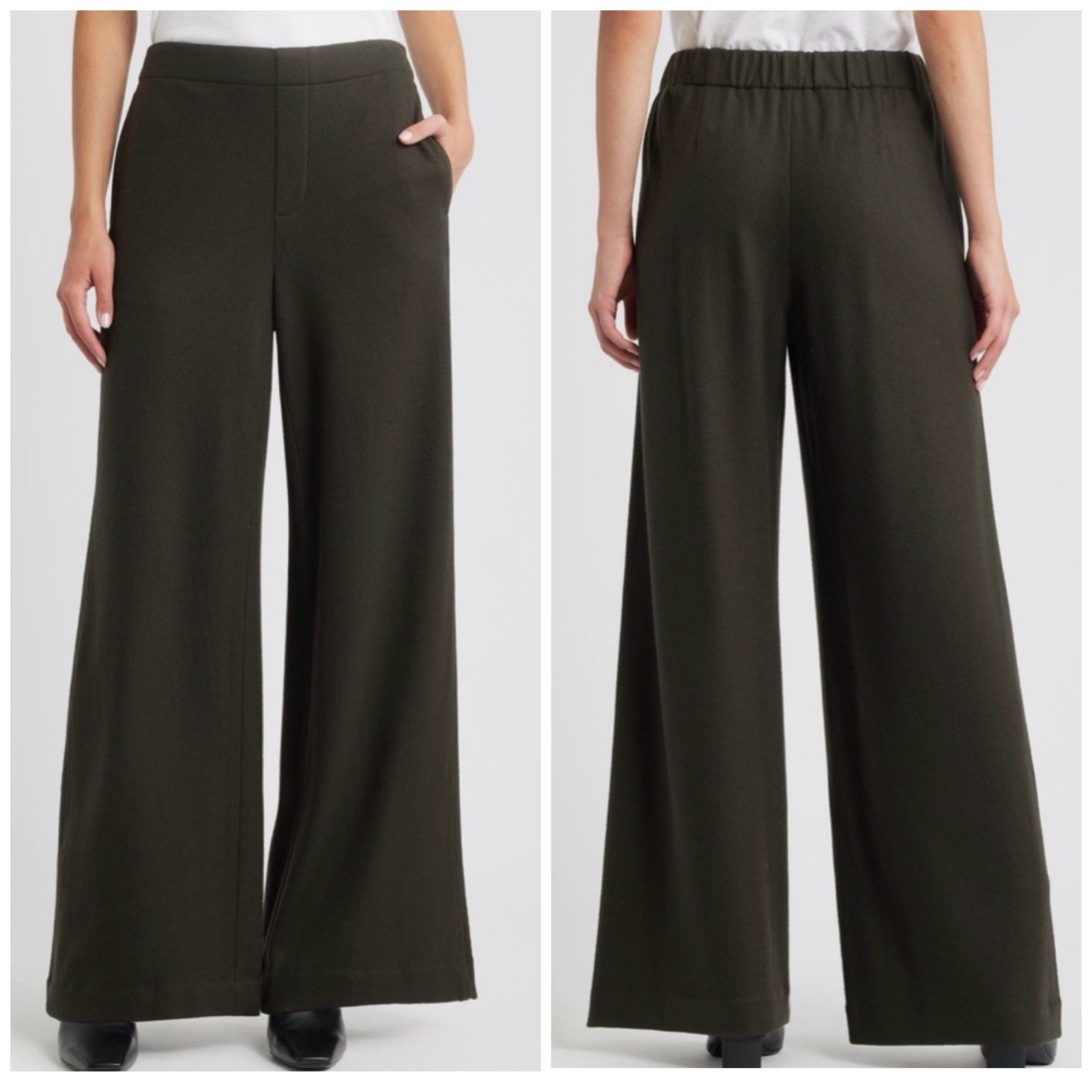 NWT Rag & Bone $498 Melanie Japanese Wool Pant In Army Size: Medium