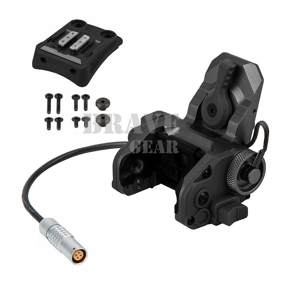CNC Function GSGM DPAM NVG Helmet Mount w/4-Hole Shroud for ANVIS Night Vision