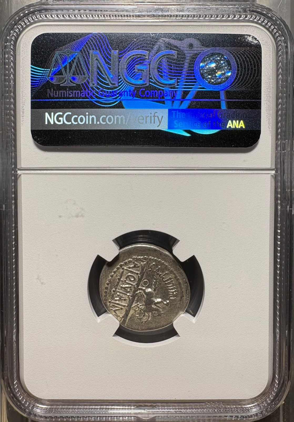 Roman Republic - L. Marcius Philippus, 57 BC - AR Denarius - NGC VF