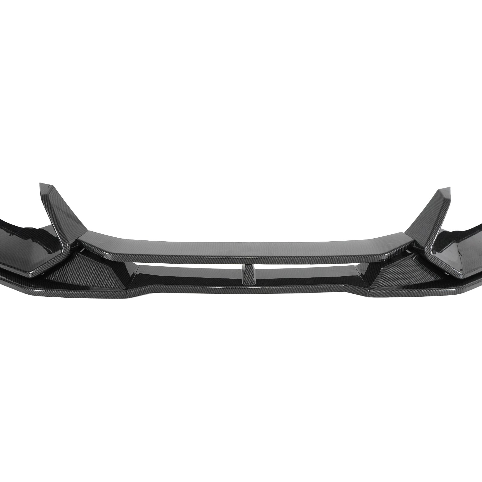 For KIA Stinger GT 18-23 Painted Carbon AD Style Front Bumper Lip W/Side Winglet