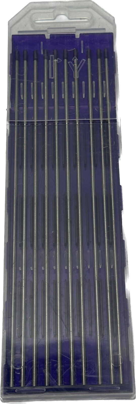 10 Pcs Radnor TIG Welding E3 Purple Electrodes 3/32" x 7" Rod Ground & Annealed