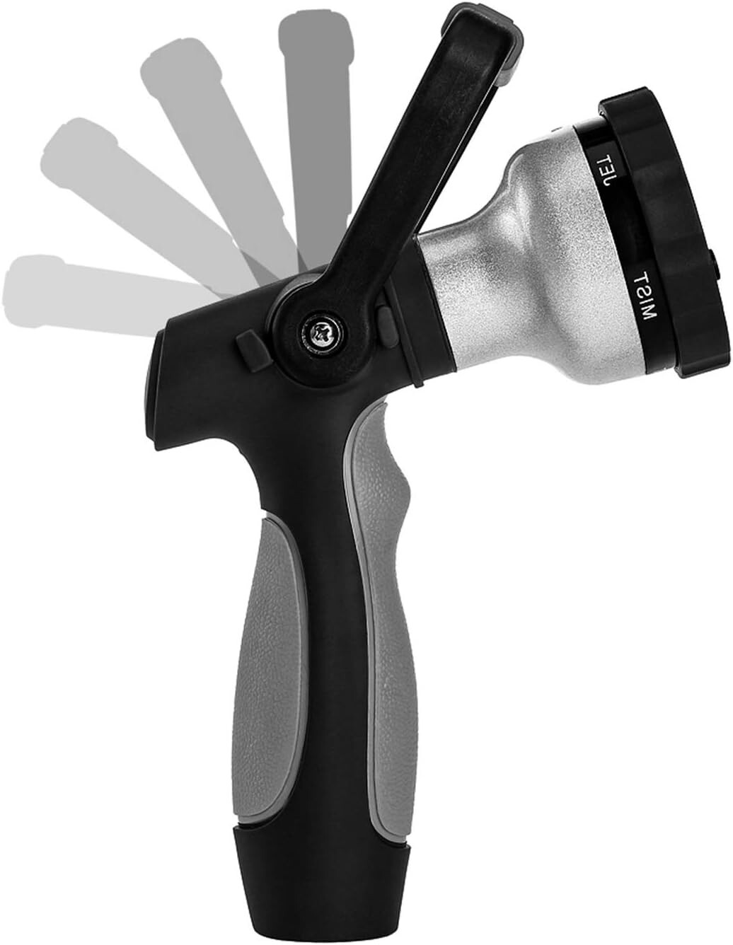 Garden Hose Heavy Duty Water Nozzle High Pressure with Ergonomic Handle