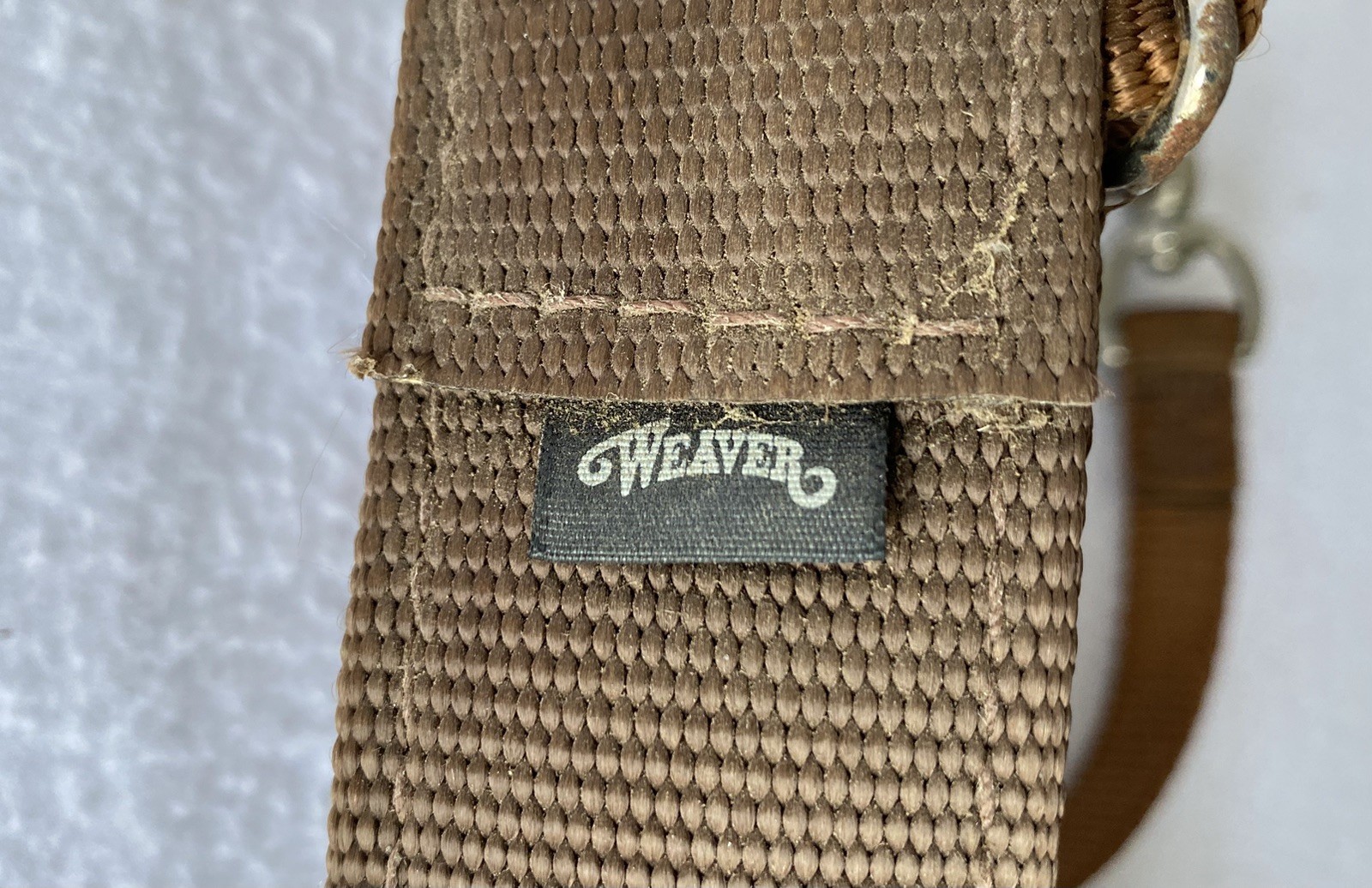 WEAVER HeavyDuty Double Stitched BROWN Nylon Back Rear Flank Saddle Cinch