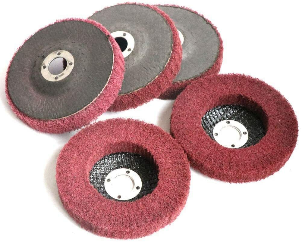 5PCS 4-1/2 inch Nylon Flap Disc Metal Polishing Buffing Grinder Wheels 4.5inch