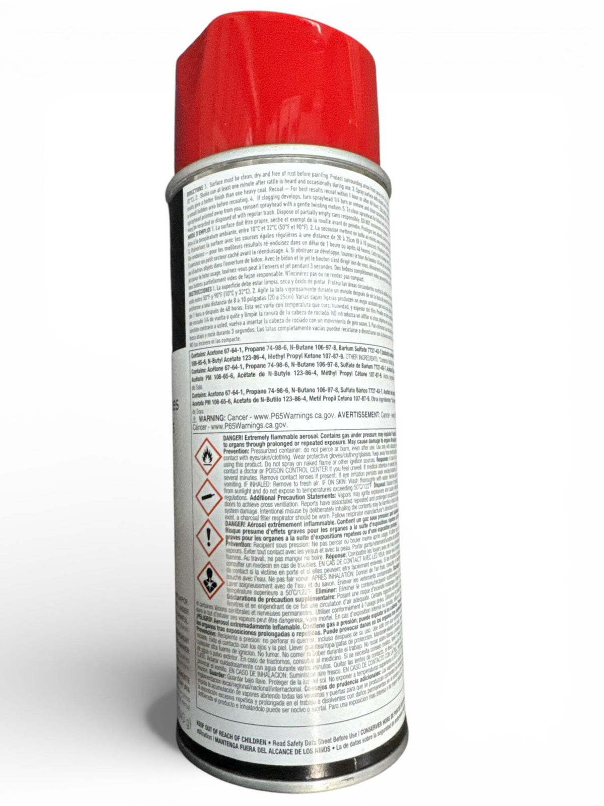 361-10 Toro Red Spray Paint - 12oz Aerosol Can