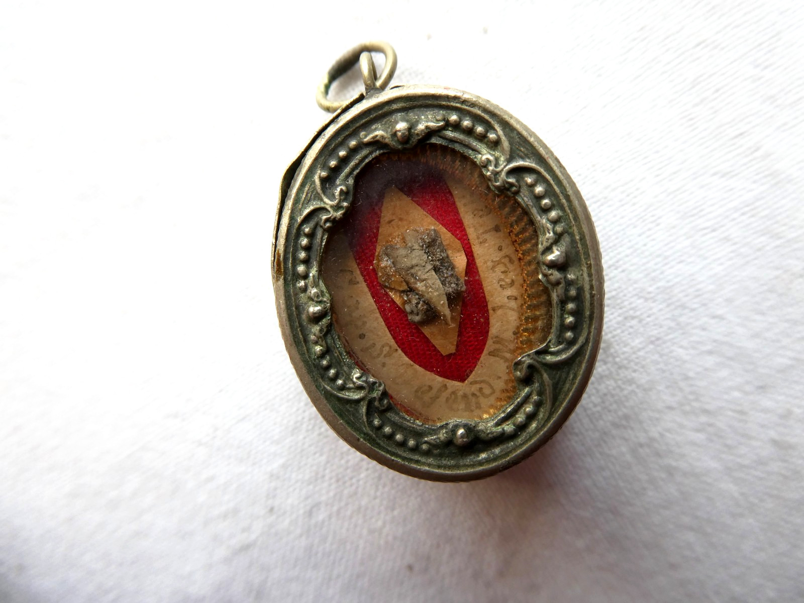 RARE RELIQUARY RELIC ST. DEFENDENS OF THEBES MARTYR SOLDIER OF THE THEBAN LEGION