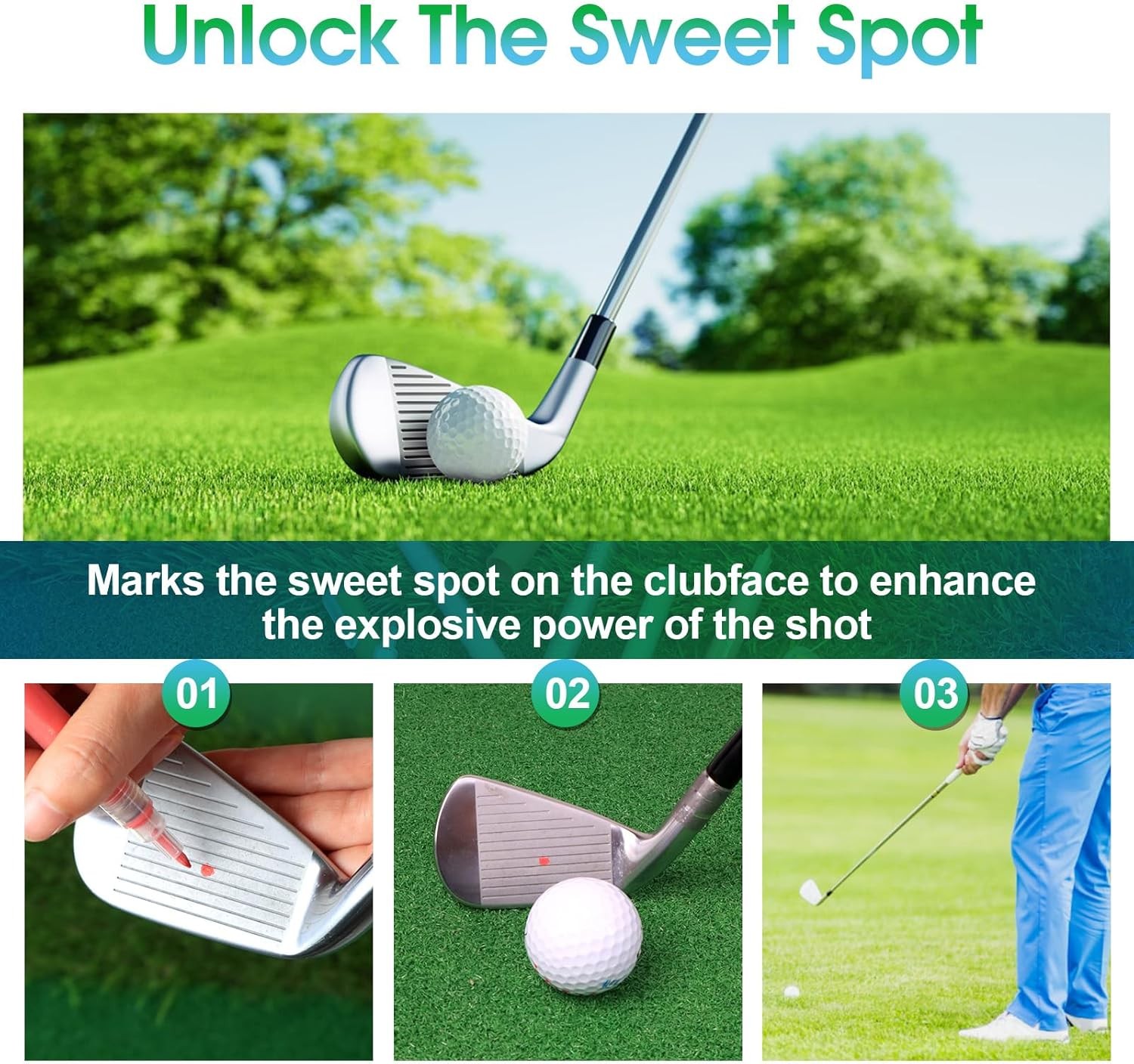 Golf Club Paint-9Pcs Golf Pens&Golf Markers for Fill in, Customize or Renovate Y