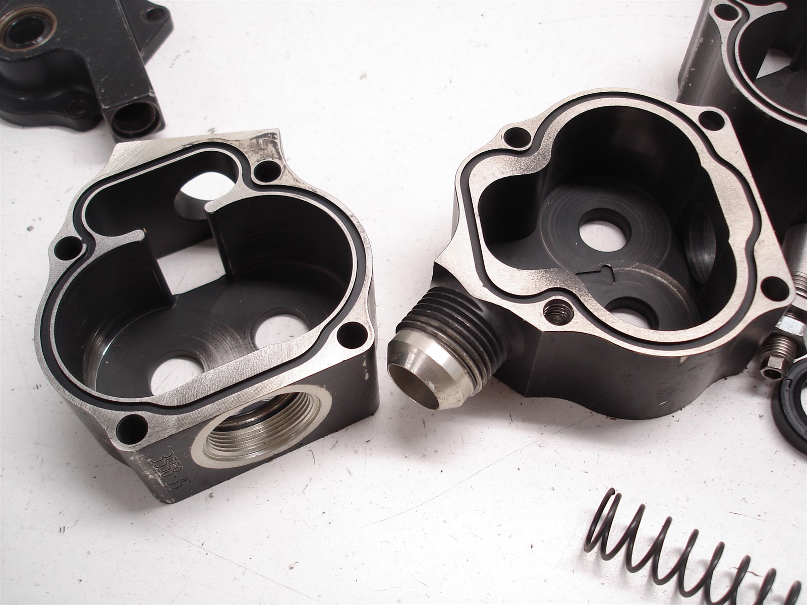 NASCAR BULK LOT AUTO VERDI ALUMINUM ROTOR TYPE DRY SUMP OIL PUMP ASSORTED PARTS