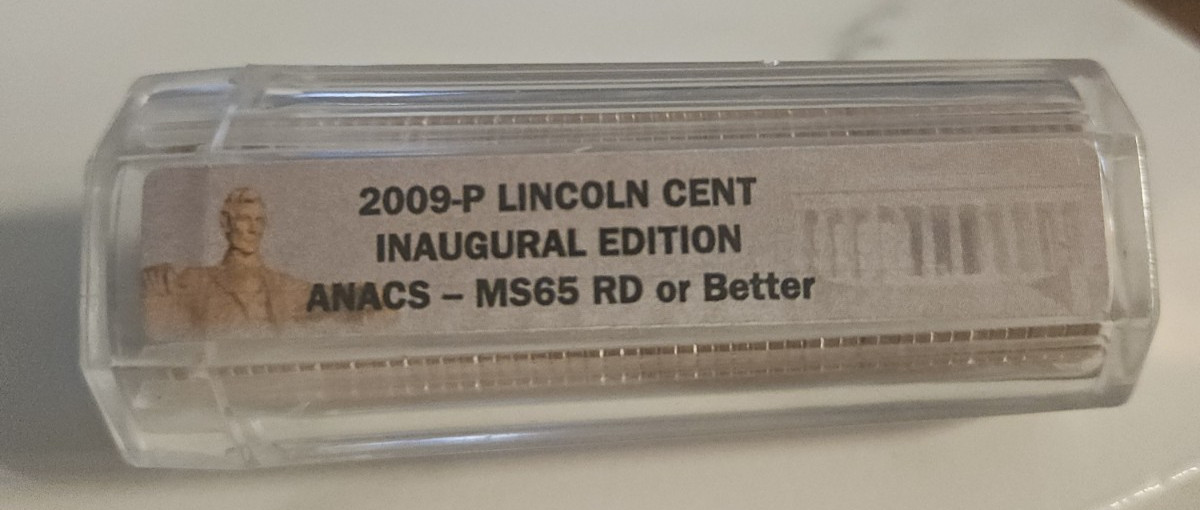 2009-P Lincoln Cent INAUGURAL EDITION ANACS - MS65 RD or Better - Hard Case