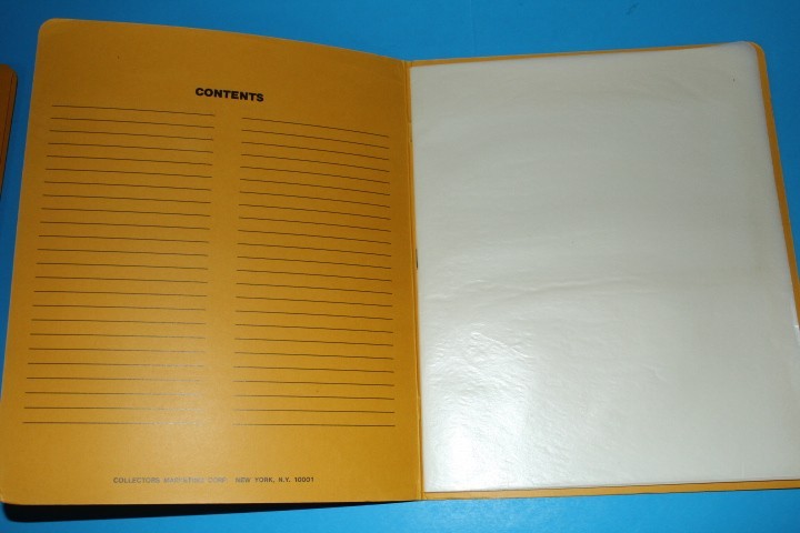 CMC Mint Sheet File Capacity 16 pgs 3 pocket 11.5" x 9.5" BlueLakeStamps CLEAN