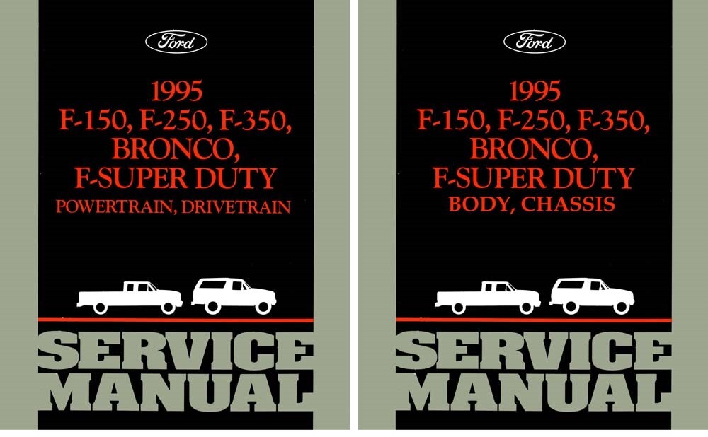 1995 Ford Truck F-150, F-250, F-350 Factory Shop Service Manual