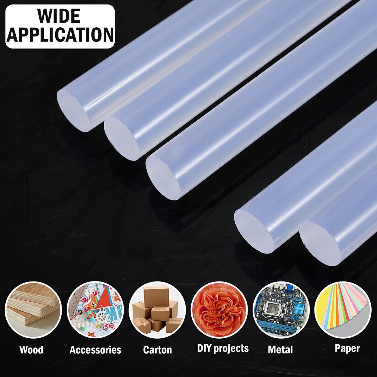 20W Hot Melt Glue Gun with 7mm Glue Stick Mini Electric Heat Repair Tools DIY