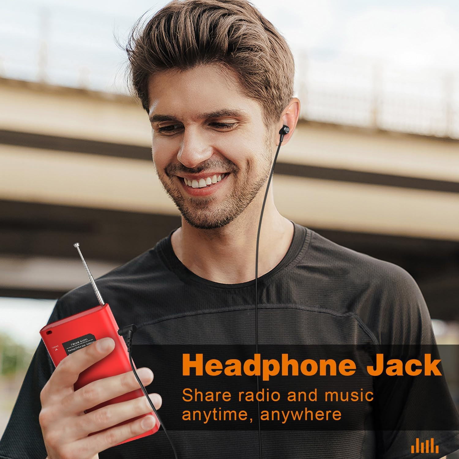 NOAA Weather Radio, AM FM NOAA Emergency Radio Portable with Best Reception, Hea