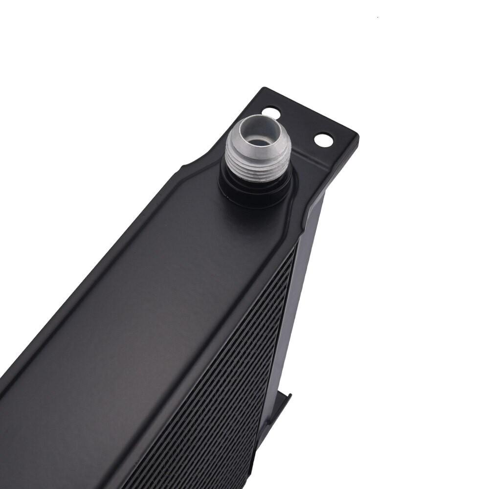 40 ROW ALUMINUM HEAVY DUTY ENGINE TRANSMISSION OIL COOLER 10AN HOSE END ADAPTERS