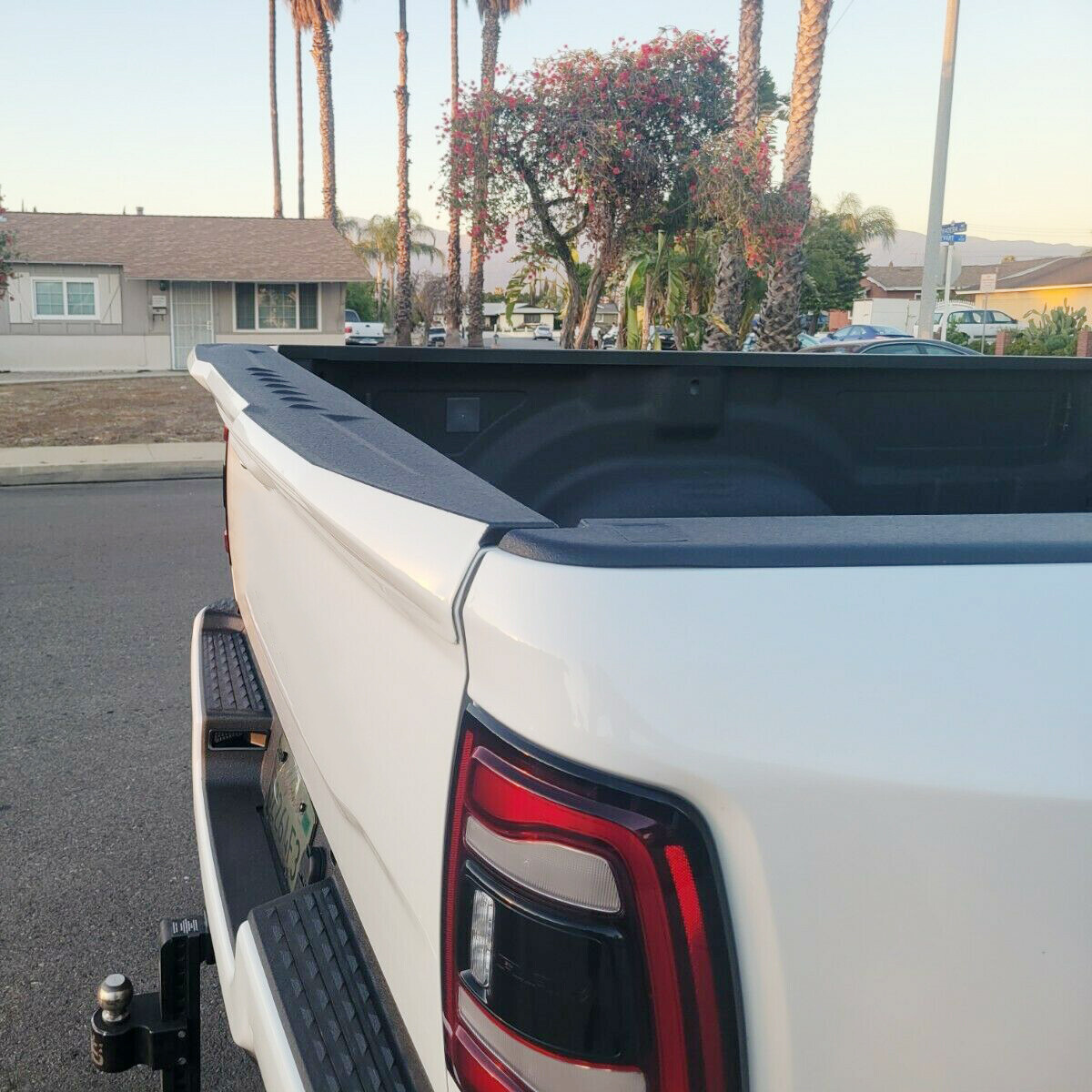 Black Rear Tailgate Spoiler Cover For Dodge Ram 1500 2500 3500 Truck 2009-2021