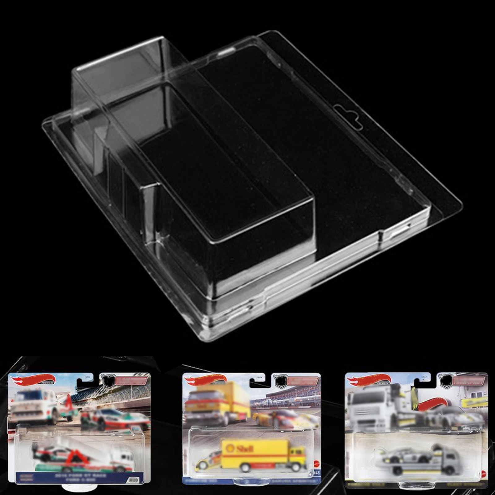5-100x Protector Case for Hot Wheels Team Transport Clamshell Blister Display