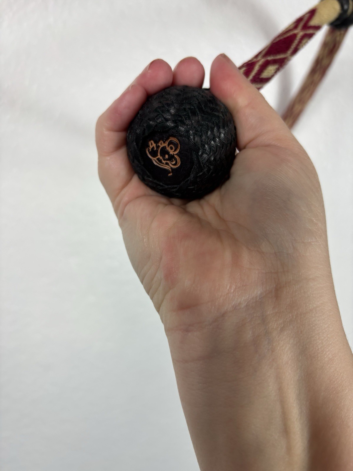 Hand Crafted Hitched Horsehair Bosal with Rawhide Core and Leather