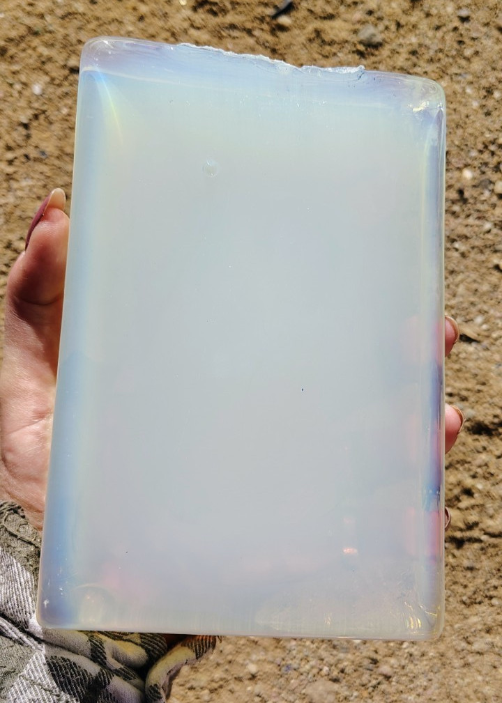 Opalite Glass Opal LARGE Block Rough Flint Knapping 3.8#