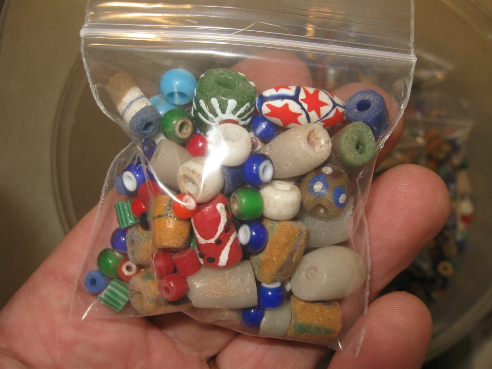 African Trade Beads, 18 & 1900's Vintage Venetian Collectible **FREE SHIPPING**