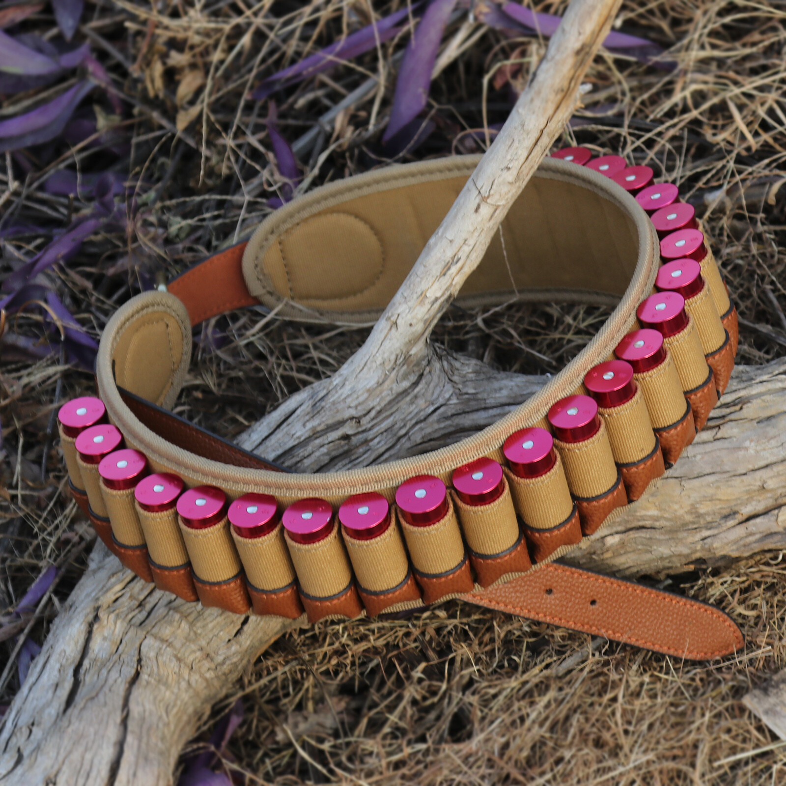 TOURBON Bandolier Cartridge Belt Shotgun Shells Holder 12GA Range Shooting USA