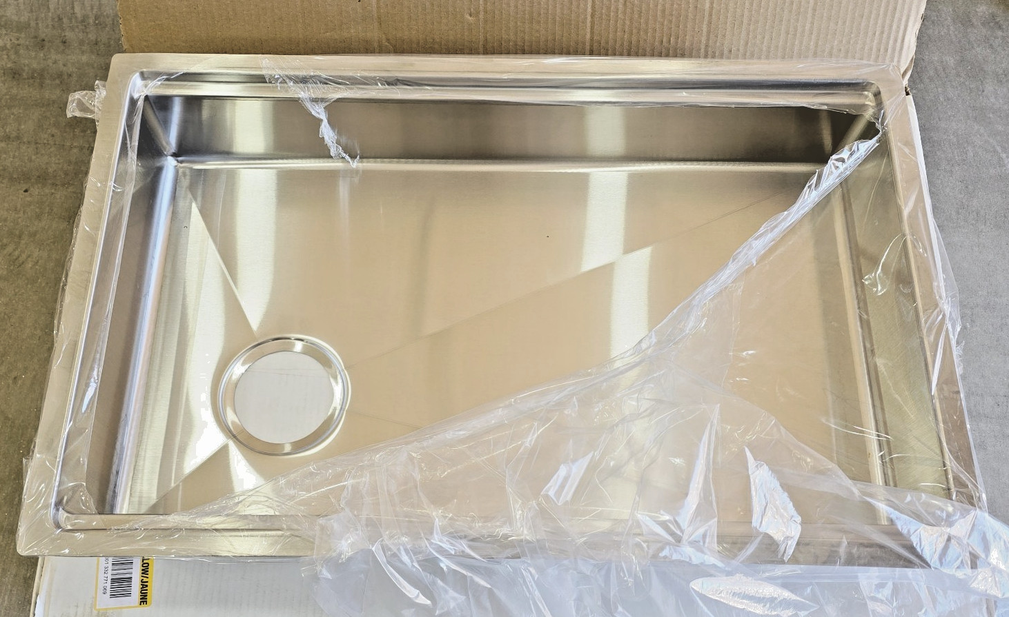 Kohler 33660-PC-NA Strive 29" Workstation Kitchen Sink, Stainless Steel*READ*